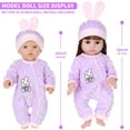 thumbnail image 3 of Eespoir Baby Dolls Clothes Outfits Casual Wear, Doll Clothes Set for 18 Inch Doll, Decorative Clothing Fabric for Playtime, Gift Idea, Themed Accessory(B), 3 of 9
