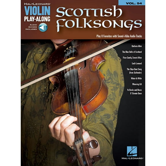 Scottish Folksongs Violin Play-Along Volume 54 - Book/Online Audio, (Paperback)