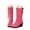 Watermelon Red, variant on Women Wedge Dress Boots Side Zipper Suede Wide Mid Calf Walking Riding Booties(Red,9)