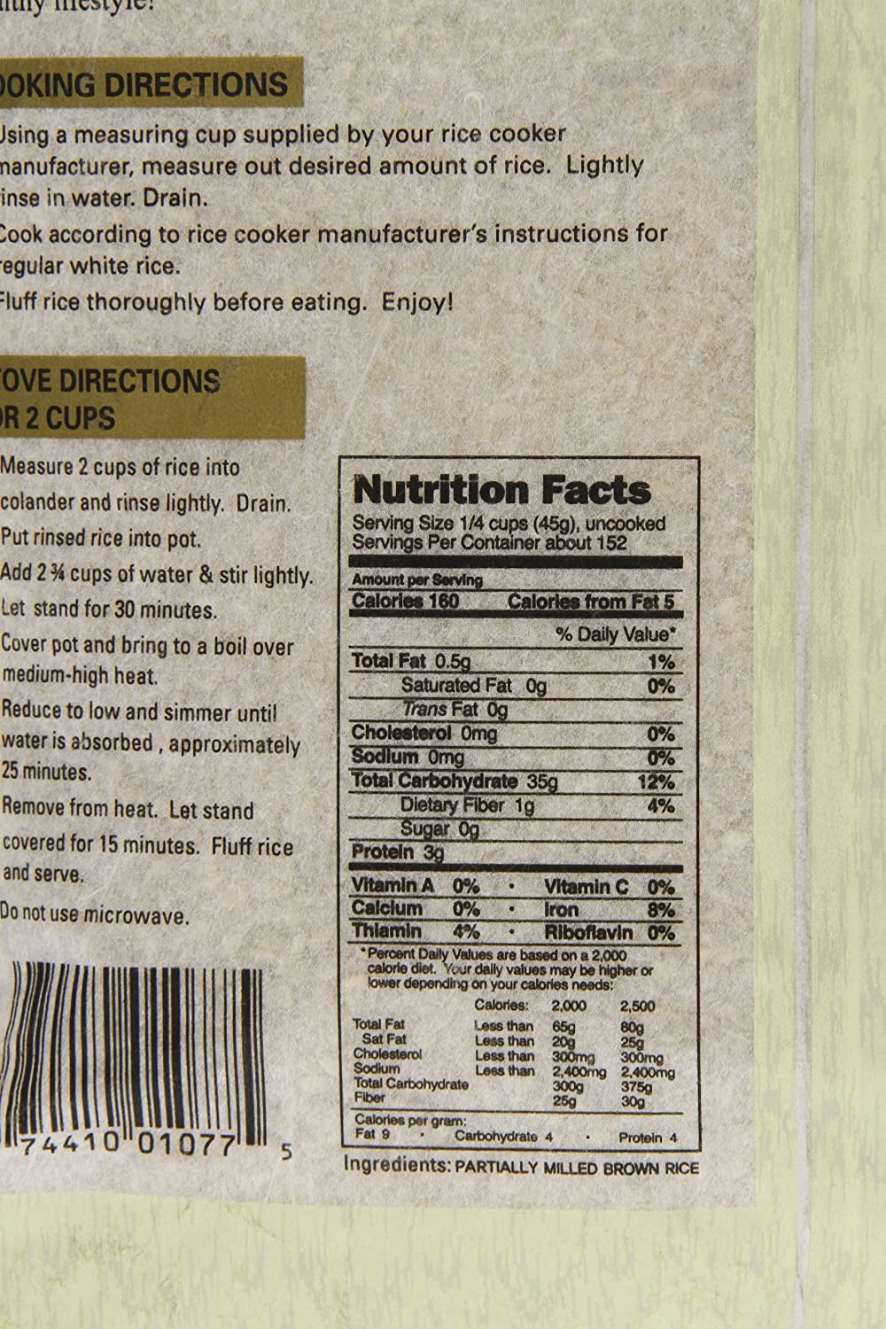 Shirakiku Brand Sukoyaka Brown Rice, Gluten-Free