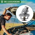 thumbnail image 3 of Unique Bargains Car Thermostat Engine Coolant Thermostat Housing Assembly for BMW X5 2000-2003 for Land Rover Range Rover 2003-2005 Aluminum Alloy No.11531436386, 3 of 7