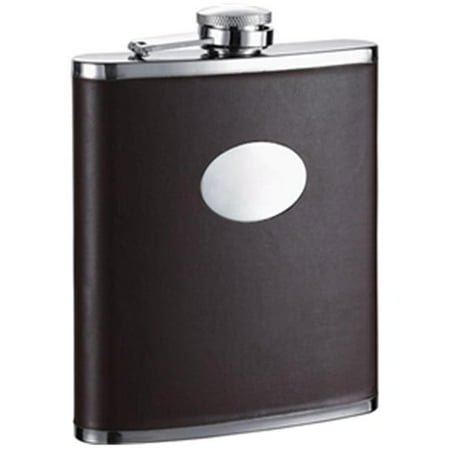 

Devlin Dark Brown Hip Flask - 18 oz