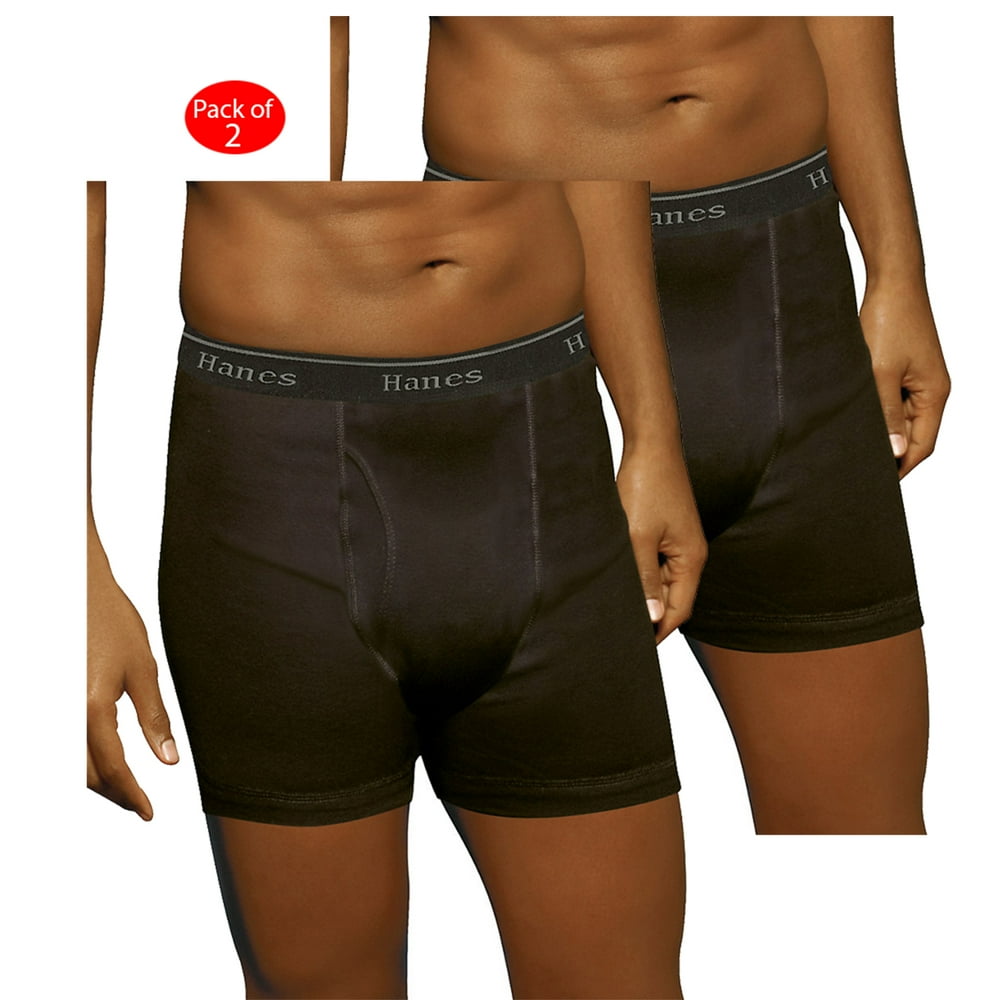 Hanes Hanes Ultimate Men's TAGLESS; No Ride Up Boxer Briefs with