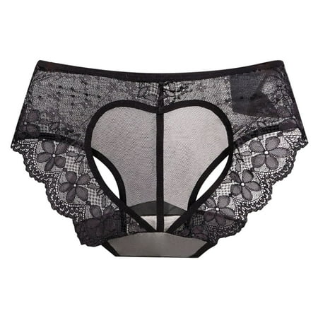 

Pimfylm Thongs Women s High Waisted Cotton Underwear Soft Breathable Panties Stretch Briefs Seamless Ladies Panties Black Large