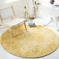 thumbnail image 2 of SAFAVIEH Ikat Kim Geometric Wool Area Rug, Gold, 5' x 8', 2 of 9