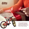 thumbnail image 4 of bedienty 1/10 Mountain Bicycle Model with Stand Tabletop Portable Decor Bike Racing Holder Home Collection Gifts Toy Riding, 4 of 6