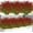 Red, variant on PETGLE 16 Bundles Artificial Plants Outdoor Fake Grass Greenery Stems UV Resistant Faux Plastic Plants Shrubs for Spring Summer Garden Pathway Window Box Farmhouse Front Porch Home Decor, Orange