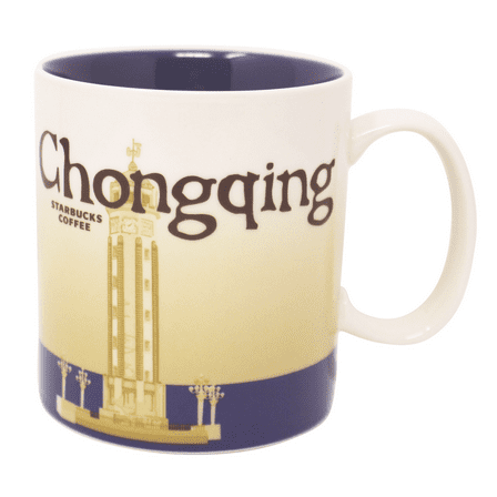 Starbucks Global Icon Series Chongqing Ceramic Mug, 16 Oz