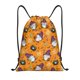 thumbnail image 1 of Fotbe Halloween Witches Gnome Bolsa Mochila con Cordón Estampada, Bolsa de Gimnasio Deportiva, Bolsa Cinch, Bolsa con Cordón para Hombres y Mujeres-Small, 1 of 6