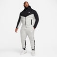 thumbnail image 2 of Nike Men's Tech Fleece Slim Fit Jogger Sweatpants (Dark Grey Heather/White, XL), 2 of 3