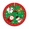 thumbnail image 1 of Christmas Decorations Party Supplies the New Christmas Tree Skirt Is Creative and Exquisite. the Tree Bottom Is Decorated with Christmas Supplies and Decorations, 1 of 5