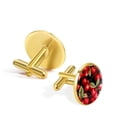 thumbnail image 3 of Cherry Elegant Suit Cufflinks Set, Shirt Cufflink for Men, Stainless Steel, Formal Occasions, 3 of 6