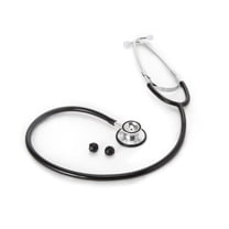 McKesson Stethoscope, Double-Sided Chestpiece - 22 in Tube, Black, 1 Ct