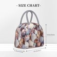 thumbnail image 2 of Easygdp Sea Shells Bolsa de Almuerzo Insulada Grande, Forro de Aluminio, Diseño Espacioso, a Prueba de Fugas, Ideal para Trabajo, Picnics, Viajes y Actividades al Aire Libre, 2 of 6