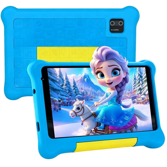 Jenbizz 7" Kids Tablet,5GB RAM 32GB ROM Android Tablet Computer for Children,parental controls,Eye Protection Toddler Tablet for Ages 4-12(Blue)