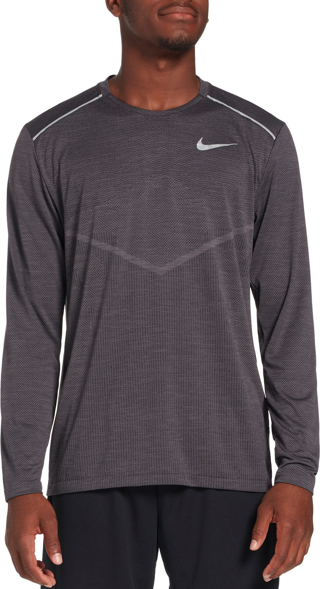 Nike - Nike Men's TechKnit Ultra Running Long Sleeve Shirt - Walmart ...