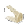 thumbnail image 3 of Shoe Rack,Economical Plastic Shoe Rack,Multi Layer Storage Rack,Compact Dormitory Shoe Tray,Stackable Design,Double Non Slip Base,Space Saving Shoe Organizer,Household Shoe Shelf, 3 of 6