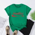 thumbnail image 6 of Kayannuo Blouses for Women Tee Shirts for Women Valentine's Day Women's 2024 Spring And Summer Fashion Easter Print Pattern Round Neck Short Sleeved T-shirt Top/Shirt, 6 of 7