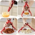 thumbnail image 3 of 1Pc 3-in-1 Hot Plate Gripper,Multi-Purpose Hot Plate Grabber Tongs with Lock for Open the Bottle Can,Pots,Hot Bowl,Plates,Cast Iron Pots,Microwaves,Kitchen Anti Slip Clip Upgraded Silicone Clip, 3 of 8