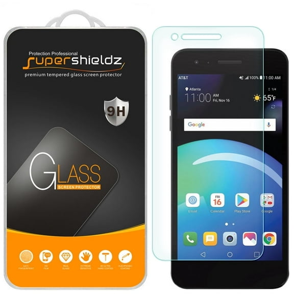 [1-Pack] Supershieldz for LG Phoenix 4 Tempered Glass Screen Protector, Anti-Scratch, Anti-Fingerprint, Bubble Free