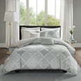 thumbnail image 2 of Home Essence Sidnee 8 Piece Cotton Sateen Duvet Cover Set, 2 of 8
