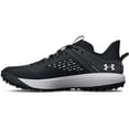 thumbnail image 1 of Under Armour Soulier de Baseball à Gazon Bas pour Homme, (001) Noir/noir/blanc, 15, 1 of 2