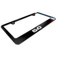 thumbnail image 3 of Ford Mustang GT 5.0 Side Stripe Black Metal License Plate Frame, 3 of 6