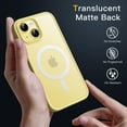 thumbnail image 4 of JETech Magnetic Case for iPhone 14 6.1-Inch Compatible with MagSafe, Translucent Matte Back Slim Shockproof Phone Cover (Yellow), 4 of 6