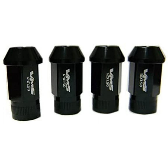 Neon Charger Srt4 Sxt Racing Lug Nuts 12x1.5 Black 20 Pieces