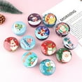 thumbnail image 2 of Christmas Tinplate  Candy Tin Can Candle Jars With Lid Candle Container Empty Box Cookie Candy Storage Gift Case, 2 of 6