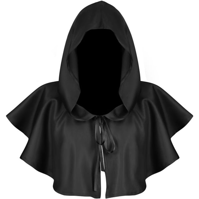 Maojin Decoración de Halloween Ropa de Halloween para Mujer Capa de la Muerte Capa con Capucha