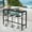 Black-53", variant on LOGYAT Extra Wide Outdoor Bar Table, 46" Patio Counter Height Pub Table with Composite Top, Weatherproof and Rustproof, Black
