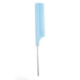 thumbnail image 4 of Tail Comb Plastic Portable Different Colors New-style Bright Exquisite Appearance Easy Installment Long Service Life Hair Picks Light Blue, 4 of 7