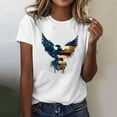 thumbnail image 2 of Independence Day Patriotic T-Shirts for Womens 4Th Of July Summer Tops American Flag Printed Tee Shirts Crew Neck Tees Short Sleeve Tops Lounge Breathable Tunic Blouses Going Out Clothes 2025, 2 of 5
