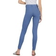 thumbnail image 3 of Women's 5 Pocket Soft Knit Skinny Jeggings, Light Denim, SM, 3 of 5