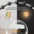 thumbnail image 4 of Yayeee 2-Pack Plug in LED Night Lights with Light Sensors Motion Detectors, Beige Leaves, 4 of 7