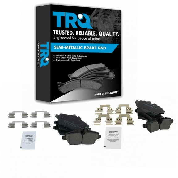 TRQ Front & Rear Ceramic Disc Brake Pad Kit for Mini Cooper New BFA20144 Fits select: 2013 MINI COOPER ROADSTER