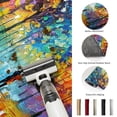 thumbnail image 6 of Strolling Couple Washable Area Rugs 3'x5', Rainy Park Street Colorful Trees Romantic Washable Throw Living Room Rug Non-Slip Sturdy Edge Binding Carpet for Indoor Entryway Bedside Kitchen, 6 of 9