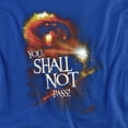 thumbnail image 2 of Lord of The Rings You Shall Not Pass Women's T Shirt, Royal, X-Large, 2 of 6