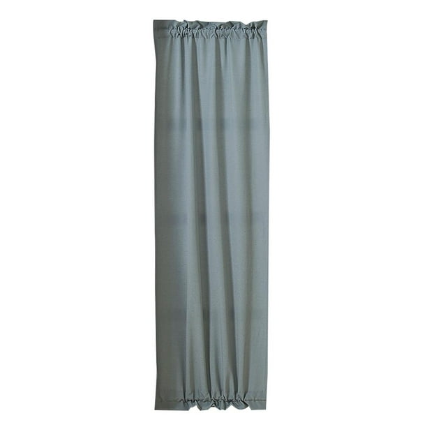 1 Unidad Cortina para Sala de , , Dormitorio con Correa Fácil de Instalar Gris - 64x183cm