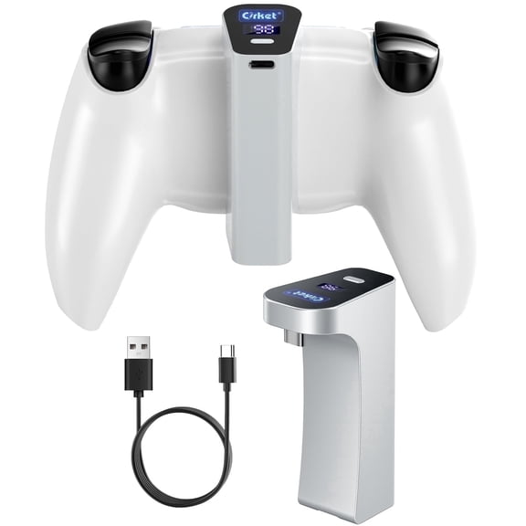 Cirket PS5 Gaming Controller Rechargeable Battery Pack 2000mAh with Fast Charging Technology