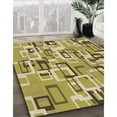 thumbnail image 3 of Ahgly Company Machine Washable Indoor Rectangle Transitional Chrome Gold Yellow Area Rugs, 5' x 7', 3 of 7