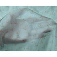 thumbnail image 4 of oneOone Silk Tabby Fabric Carrot & Rabbit Face Animal Print Fabric BTY 42 Inch Wide, 4 of 4