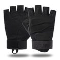 thumbnail image 2 of 2 pares de guantes de entrenamiento, guantes de levantamiento de pesas para hombres con soporte para correa de muñeca, gimnasio, entrenamiento, protección completa de palma, fitness, levantamiento de JAMW Sencillez, 2 of 5