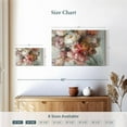 thumbnail image 4 of Elephant Stock Blush Bouquet Wall Art - Horizontal Canvas Wall Art - Living Room Wall Decor - Floral And Botanical Canvas - Pink And Gray Decor By Danhui Nai - 12" x 8", 4 of 8