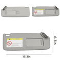 thumbnail image 2 of Left Driver And Right Passenger Side Sun Visor For Audi A4 B9 A5 2017-2022 Q5 2018-2021, OE:8WD857551/2, Sun Visor Replacement Parts For Car-gray-Pairs, 2 of 6