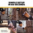 thumbnail image 5 of Hamac Portable Hamac Simple Ou Double Accessoires de Camping pour Extérieur, Intérieur avec Sangles d'Arbre, 5 of 5