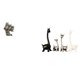 thumbnail image 1 of Figuras de jirafa y búho, estatua, adorno de mesa, escultura de cerámica, decoración central, sala de estar creativa, gabinete de oficina, escritorio,, 1 of 8