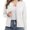 Ivory White, variant on Women's Crew Neck Button Down Long Sleeve Cardigan Sweater