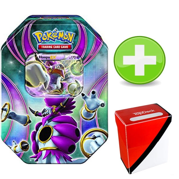 Pokemon Hoopa EX Tin with 1 Poke Ball Colorway Deck Box ...